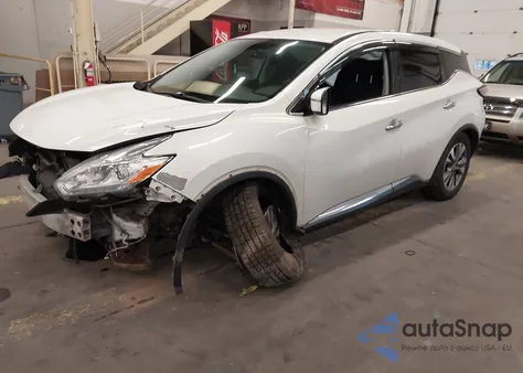 2017 Nissan Murano S z USA, uszkodzony, nr VIN 5N1AZ2MG5HN163847